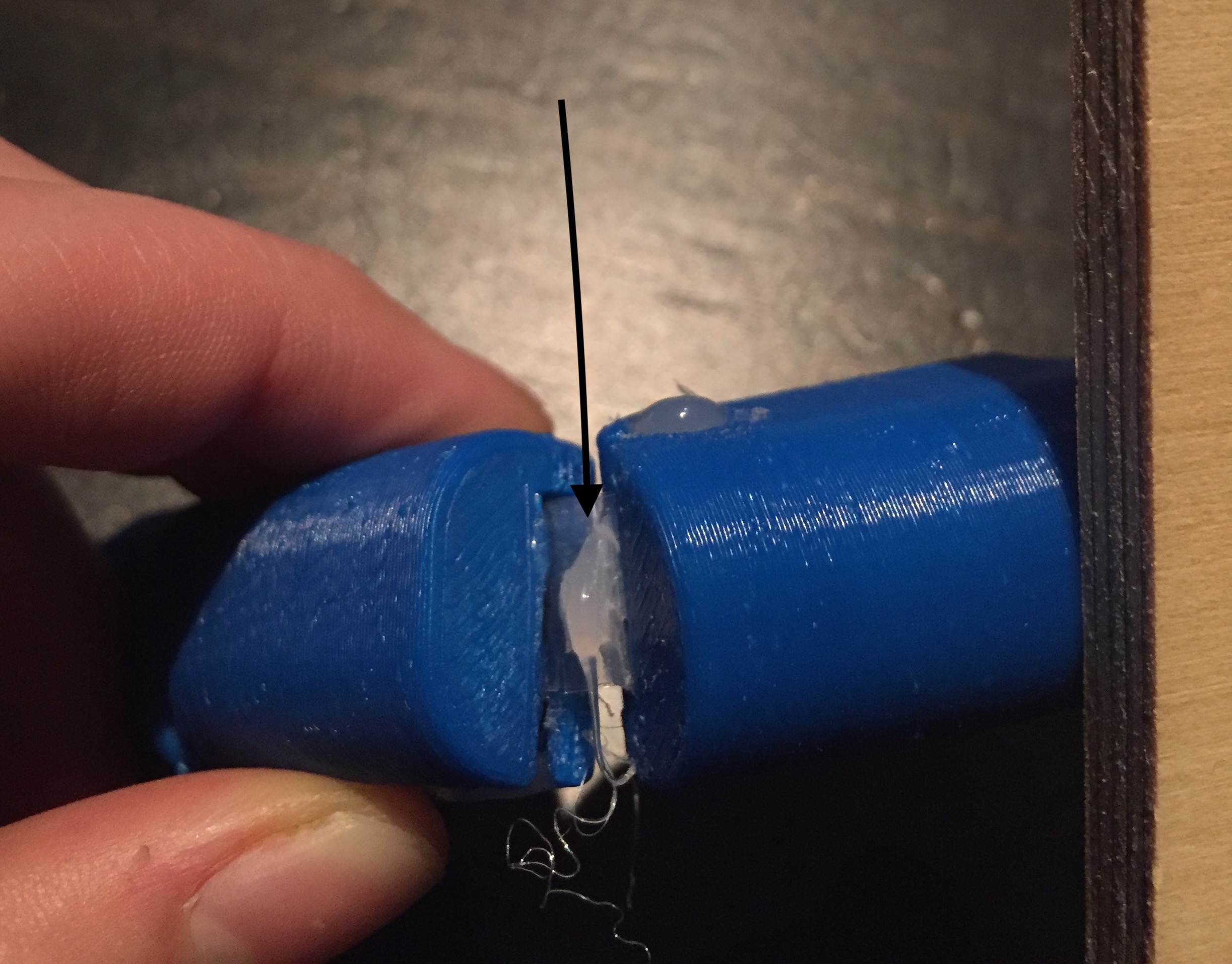 a thick, rigid but flexible Plastic